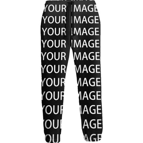 Custom Sweatpants Unisex Cool Joggers Men Running Polyester Casual Pants