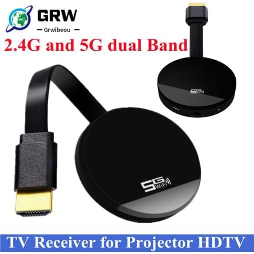 TV Stick 5G Full HD Wireless Adapter Wifi Display Dongle Mirascreen Mirror Miracast Airplay DLNA Receiver for Projector HDTV