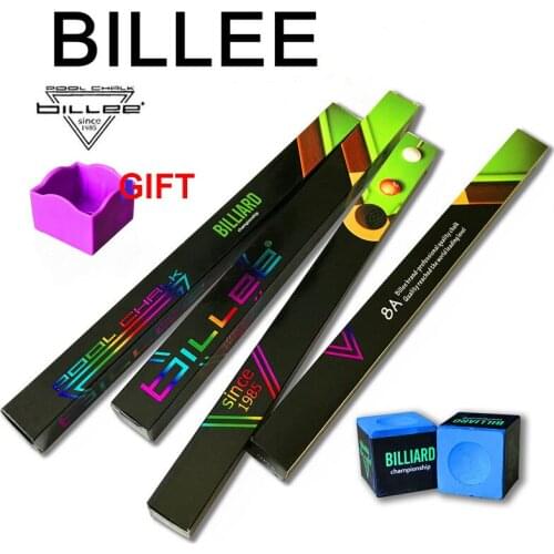 WOLFIGHTER Store Professional 8A 12 pcs/lot Billiard Chalk Set with Blue Pool Accessories 1 Billiard Chalk Holder Gift China