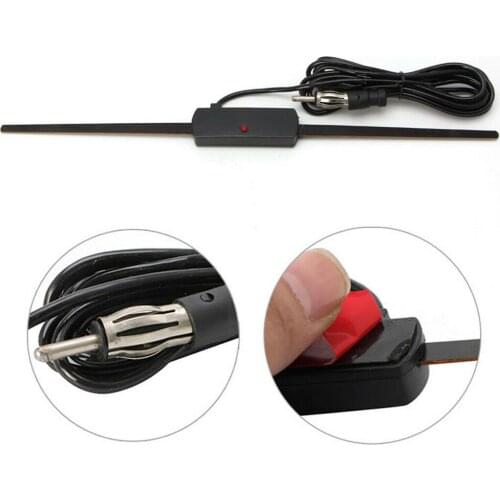 1PC 12V Windshield Stereo Radio Aerial Antenna AM FM Reception Signal Strengthen For Car Truck Boat