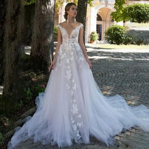 Ryindstro Long Sleeve Wedding Dresses