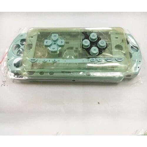 Light Blue Game Console Case For PSP2000 Replacement Body Case Full Game Console Cover Casing With Little Parts with botton Set