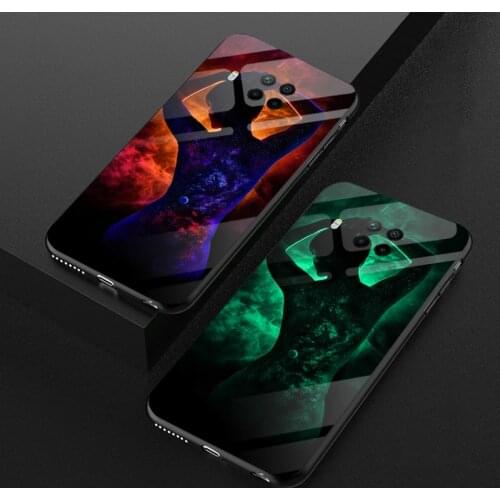 Tempered Glass Luminous Case For XiaoMi Redmi Note 6 7 8TLuminous Sexy Girl Glow Silicone Cover For Redmi Note 9 Pro Max