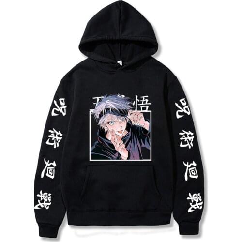 Jujutsu Kaisen Gojo Satoru Print Hoodie Spring Ladies/man Hoodie Streetwear
