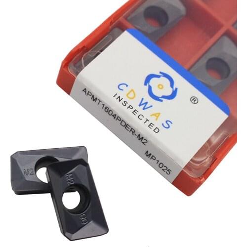 High quality APMT1604PDER M2 HP1025 Carbide insert milling turning tool Lathe tool Turning insert for machining steel parts