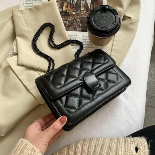 High Quality Pu Leather Crossbody Bag for Women 2020 Soft Shoulder Bag Solid Color Simple Fashion Brand Designer Luxury Handbag