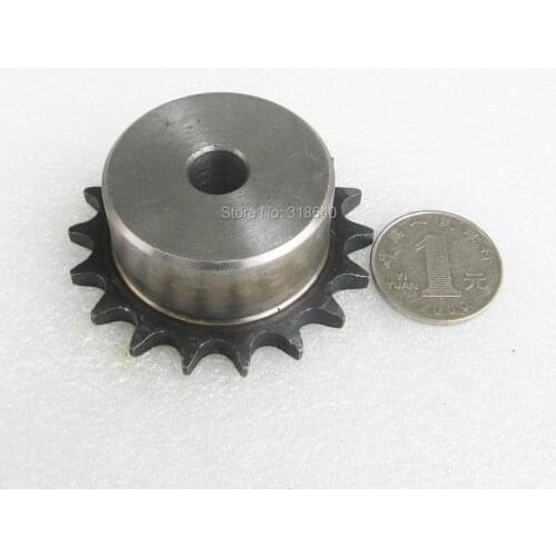06B 18T 18Teeth Pitch 9.525mm 3/8" Bore not larger than 12.3mm Industry Transmission Drive gear Single Sprocket mechanical parts