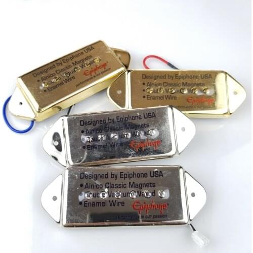 1 Set Epi Pickups Jazz Guitar Metal pickups Custom P90 Pickups Electric Guitar Humbucker Pickups Chrome Gold silver