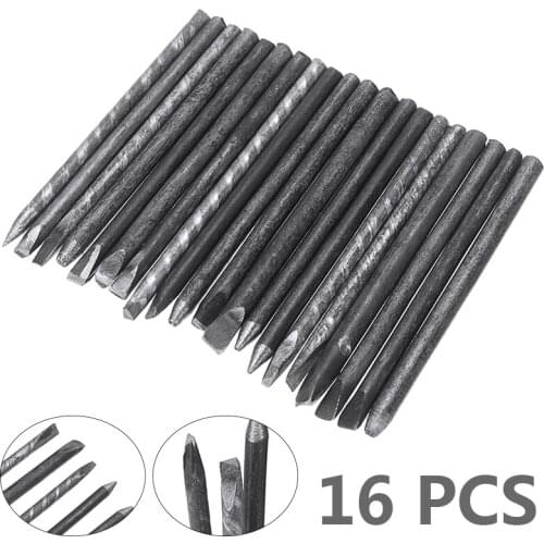 16pcs/lot Assorted Flower Punches Durable Jewelry Flower Punch Steel Stamp DIY Curved Design Stamping Tools