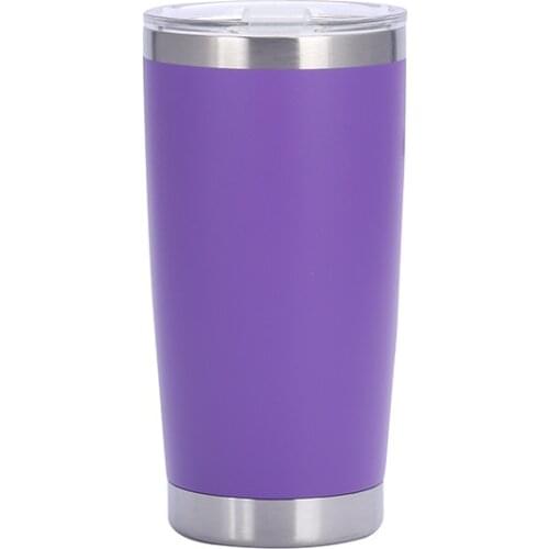 20oz car mug 304 double-layer stainless steel ice tyrant mug heat preservation cold beer mug