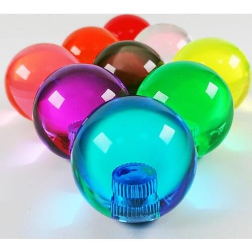 Arcade Replacement KDiT Kori 35mm Hollow Balltop Clear BallTop Handle Joystick topball for Arcade ZIPPY SANWA SEIMITSU Joystick