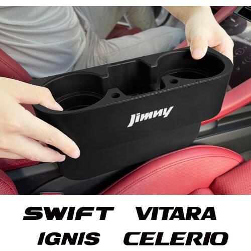 Car Seat Crevice Storage Box For Suzuki Jimny Swift Grand Vitara Ignis Alto Baleno SX4 Samurai S-Cross Celerio Car Accessories