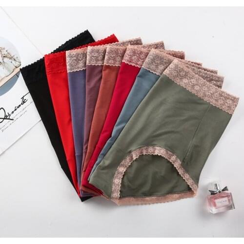 BS51 5XL Intimates Soft Panties High Waist Comfortable Underwear Plus Size Elastic Modal Briefs Female Big Sizes Underpants