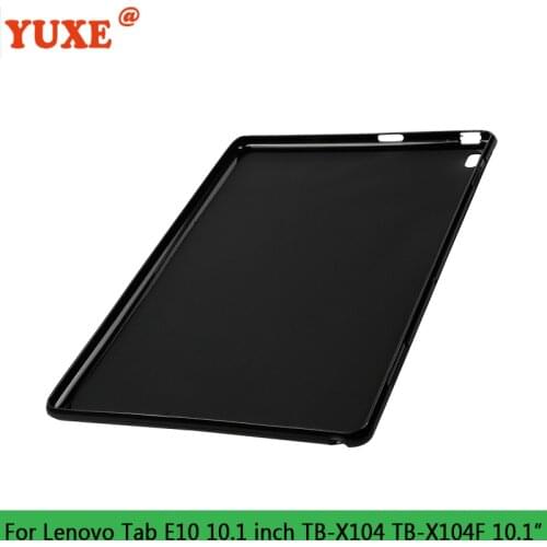 Tablet Case For Lenovo Tab E10 10.1" TB-X104 TB-X104F 10.1 inch Funda Back TPU Silicone Anti-Drop Cover