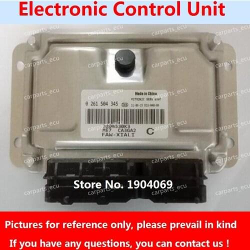 Engine Computer Board 0261S04345 3808530K3 M7.9.7 ECU F01R00D458 F01RB0D458/0261B09446 FAW-XIALI For Tianjin FAW Xiali N5 Car