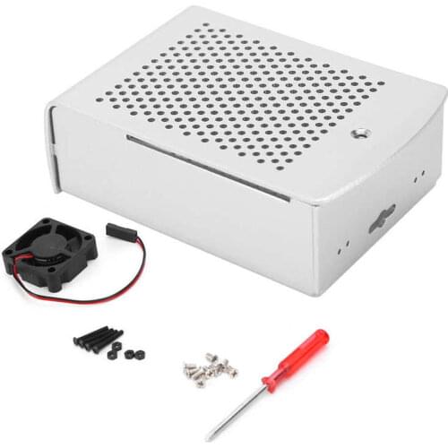 Heat Dissipation Enclosure Good Adaptability Aluminum Alloy Cooling Shell Efficient for Raspberry Pi 2 3 B+ Model
