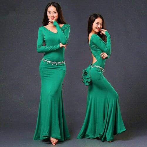 Bellydance oriental Belly Indian gypsy dance dancing costume costumes clothes bra belt chain scarf ring skirt dress set suit 361