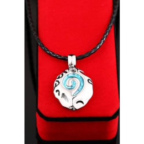 World of Warcraft Hearthstone Glass Round Personality Trend Pendant Charm Fashion Punk Premium Necklace