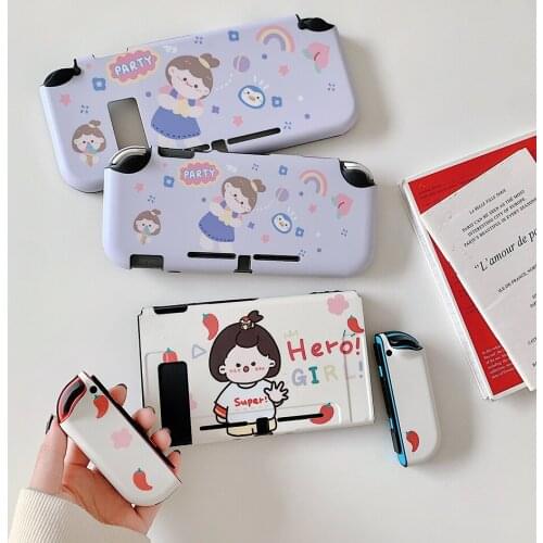 Cartoon Super Hero Girl Cute Lovely Switch Game Console Protective Cover For Nintendo Switch And Lite Case