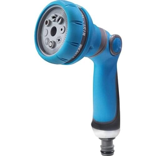 Garden Hose Nozzles 8 Adjustable Patterns Hose Spray Nozzle Watering Accessories For Garden Watering Lawn Washing-ABUX