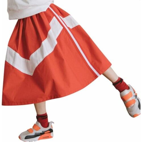 Girls Stripe Skirt 2020 New Girls Cotton Skirt Children Loose Lantern Skirt Toddler Skirt Cute Autumn Baby Clothes,#3854