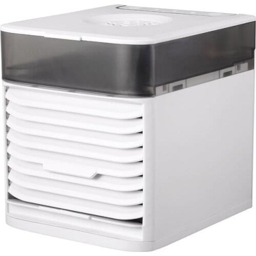 Portable Mini USB Air Cooler Air Conditioner 7 Colors Light Desktop Air Cooling Fan Humidifier Purifier For Office Bedroom