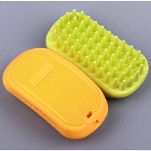 Dog Hair Brush Pet Cat Hair Grooming Comb Pet Comb Washable Beauty Massage Bath Brush Long and Short Hair Bath massage tool