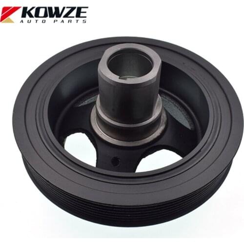 KOWZE 12303EB70B Engine YD25DDTI Crankshaft Pulley fit for Nissan 2.5 Pathfinder R51M Navara D40T D40M Cabstar F24M 12303-EB70B