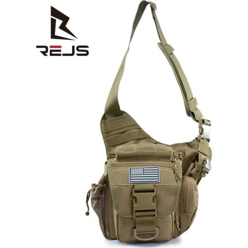 REJS LANGT Tactical Crossbody Bag Camouflage Outdoor Sport Shoulder Bags 900D Oxford large capacity Messenger Bags Waterproof