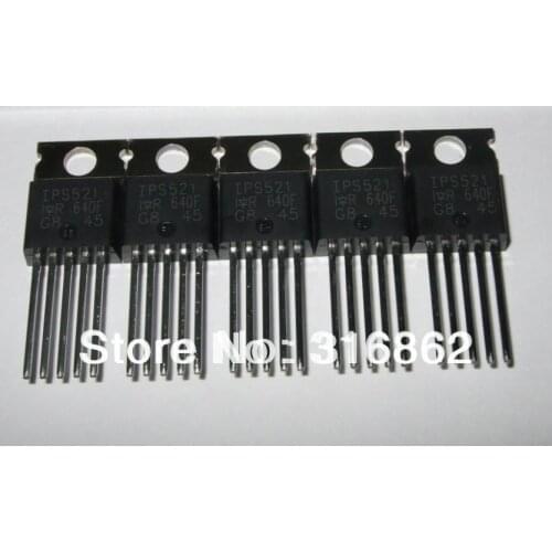 IPS521 ORIGINAL ROHS 10A 50V TO-220-5 10PCS/LOT Free Shipping transistor diode module RELAY Electronics composition kit