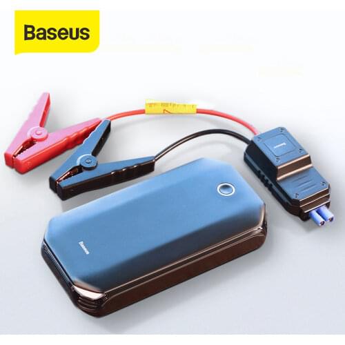 Baseus Car Booster 800A Power Bank Battery Jump Starter 12V Auto Starting Device Charger Car Starter 8000mAh Emergency Battery