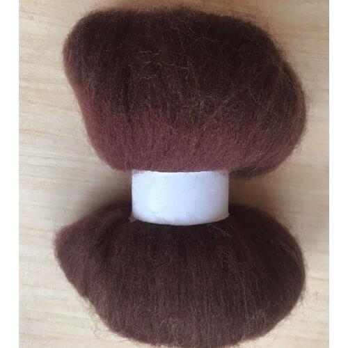 WFPFBEC Z5 DIY fun doll needlework 100% merino Wool Fibre Wool Roving For Needle Felting 50G 100G