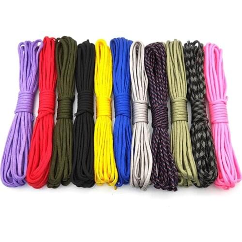 5M 10M 20M 31M Paracord 550 Paracord Parachute Cord Lanyard Rope Mil Spec Type III 7 Strand Climbing Camping Survival Paracord