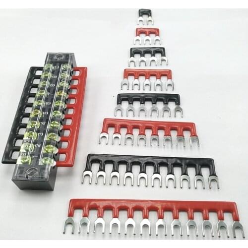 TB-2502-03-04-05-06-08-10-12 Terminal block connector TB connection strip Terminal block Short piece TB short connector