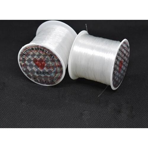 Free Shipping Wholesale 0.3mm 12Pcs CRYSTAL Fishing line Beading Wire Jewelry Findings Ropes/Cords