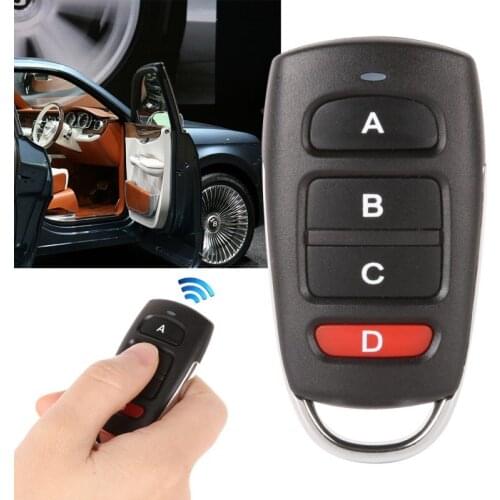 Remote control Duplicator Copy 433mhz Remote Control fixed code For Universal Garage Door Gate Key Fob command garage
