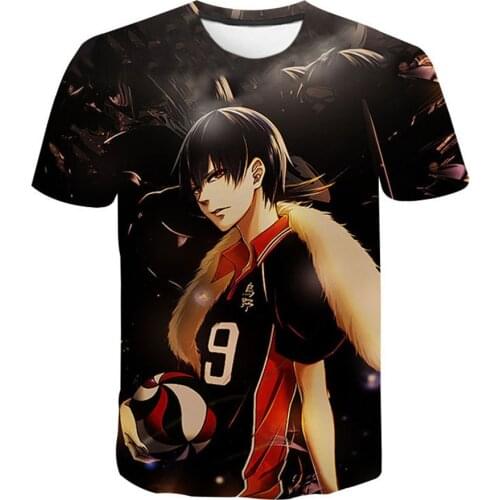 Summer Tops Men Women Children Anime Haikyuu Hinata Shoyo 3D Print T-shirt Casual Boy Girl Kids Tops Harajuku Clothes