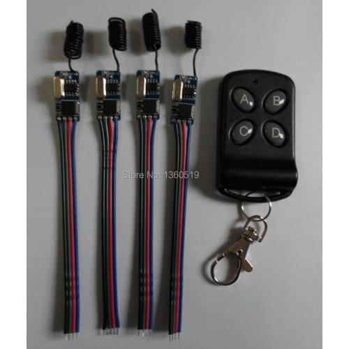 Small Volume Relay Receiver DC 3.6V 3.7V 4.8V 5V 6V 7.4V 9V 12V Mini Remote Control Switch Micro Power ON OFF Remote NO COM NC