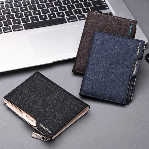 Mens wallet card bag ID card holder Coin Wallet cowboy fashion leisure driving license bag