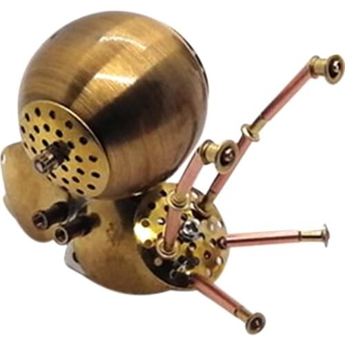 3D DIY Metal Mechanical Snail Finish Model Kit Assembly Handmade Crafts for Home Office Decor