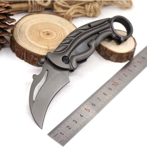 Karambit Knife Folding Claw knife Outdoor Survival Tactical Pocket Knife Stainless Steel Camping Hunting Multi EDC tools