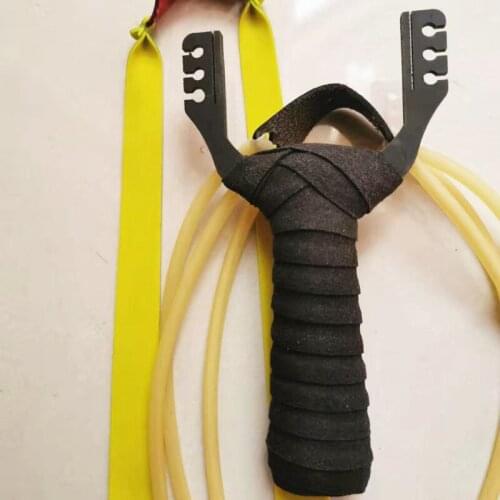 High power slingshot hunting rubber band shooting slingshot titanium steel fishing slingshot shooting hunting dual purpose