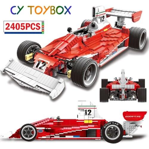1758-2405 PCS Technical City Racing Car Model Building Blocks Super Sports Vehicle MOC Bricks Educational Toys For Children Gift