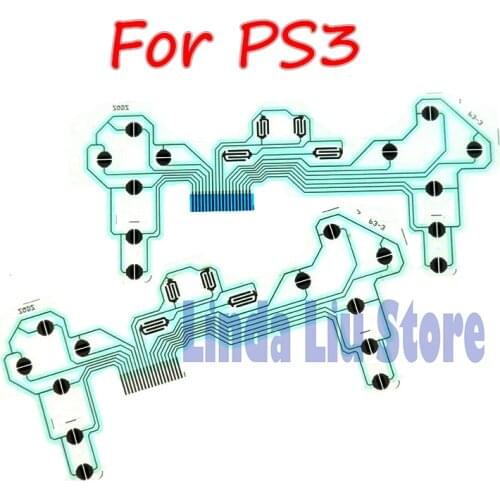 200pcs For PS3 Playstations 3 Controller P3-3 Vibration Conductive Film Controller Ribbon Circuit Board