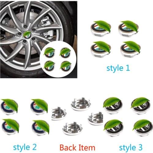 Car Sport Rim Wheel Hub Ring Casing Decorative Cover Caps For Alfa Romeo Stelvio / Guilia / Giulietta / Brera / Spider 10-2021
