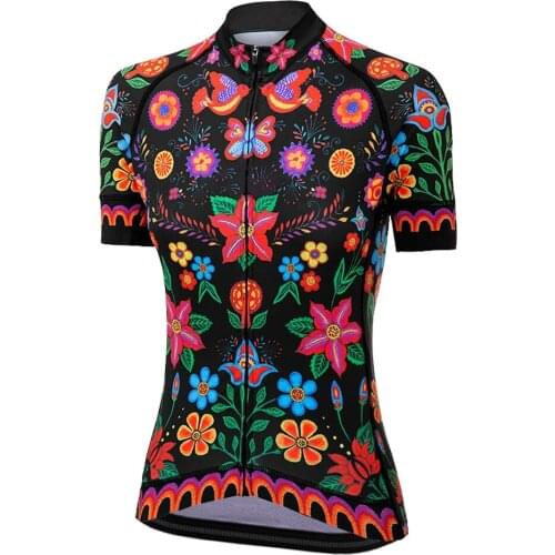Women Team Pro Cycling Jersey Short Sleeve Bicycle Wear Top Bike Customized Breathable MTB Ropa Ciclismo BOUYGUES 13 Choices