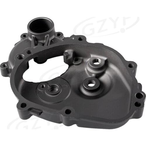 CNC Motorcycle Stator Engine Crank Case Generator Cover Crankcase For Kawasaki Ninja ZX6R ZX636 2009 2010 2011 Black Aluminum