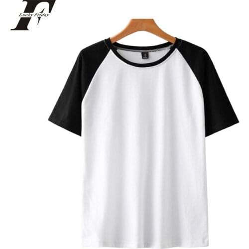 LUCKYFRIDAYF 2018 harajuku Solid Color Short Sleeve T-shirt for Men/Women Fashion Tee Shirt Casual tshirt Summer Cool tee Tops
