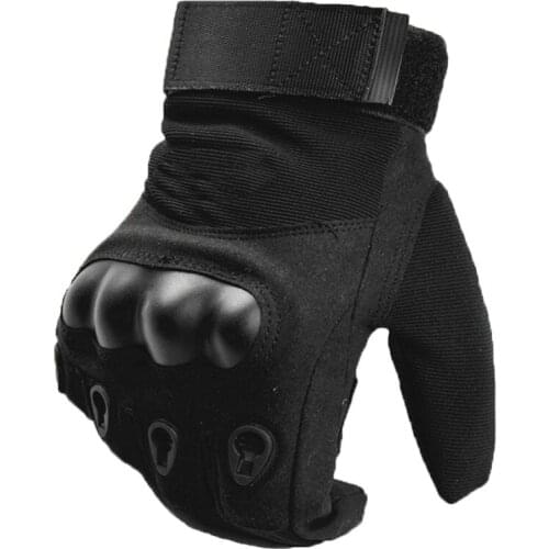 Outdoor Cycling Full Finger Gloves Non-slip Sports Training Mountaineering Protective Fitness Gloves black gloves