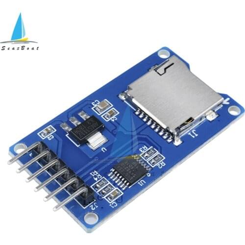 Micro SD TF Card Memory Shield Module Micro SD Storage Expansion Board SPI Interfaces For Arduino File Read and Write